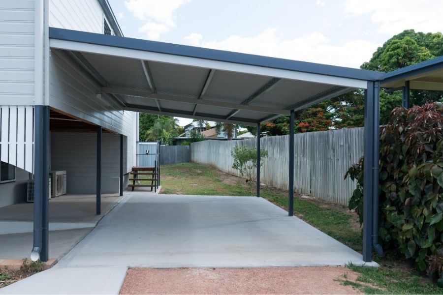 Custom pergola and carport project built by Newcastle Pergolas