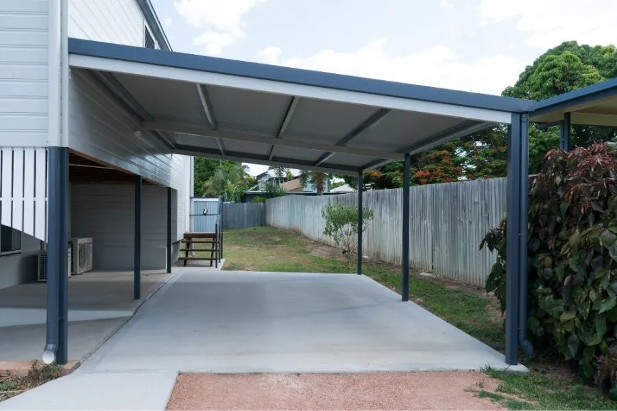 Custom pergola and carport project built by Newcastle Pergolas