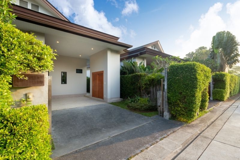 Covered carport space construction by Newcastle Pergolas