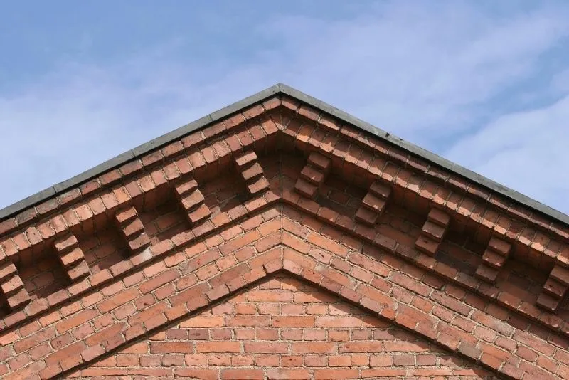 Bricks house eaves in Newcastle